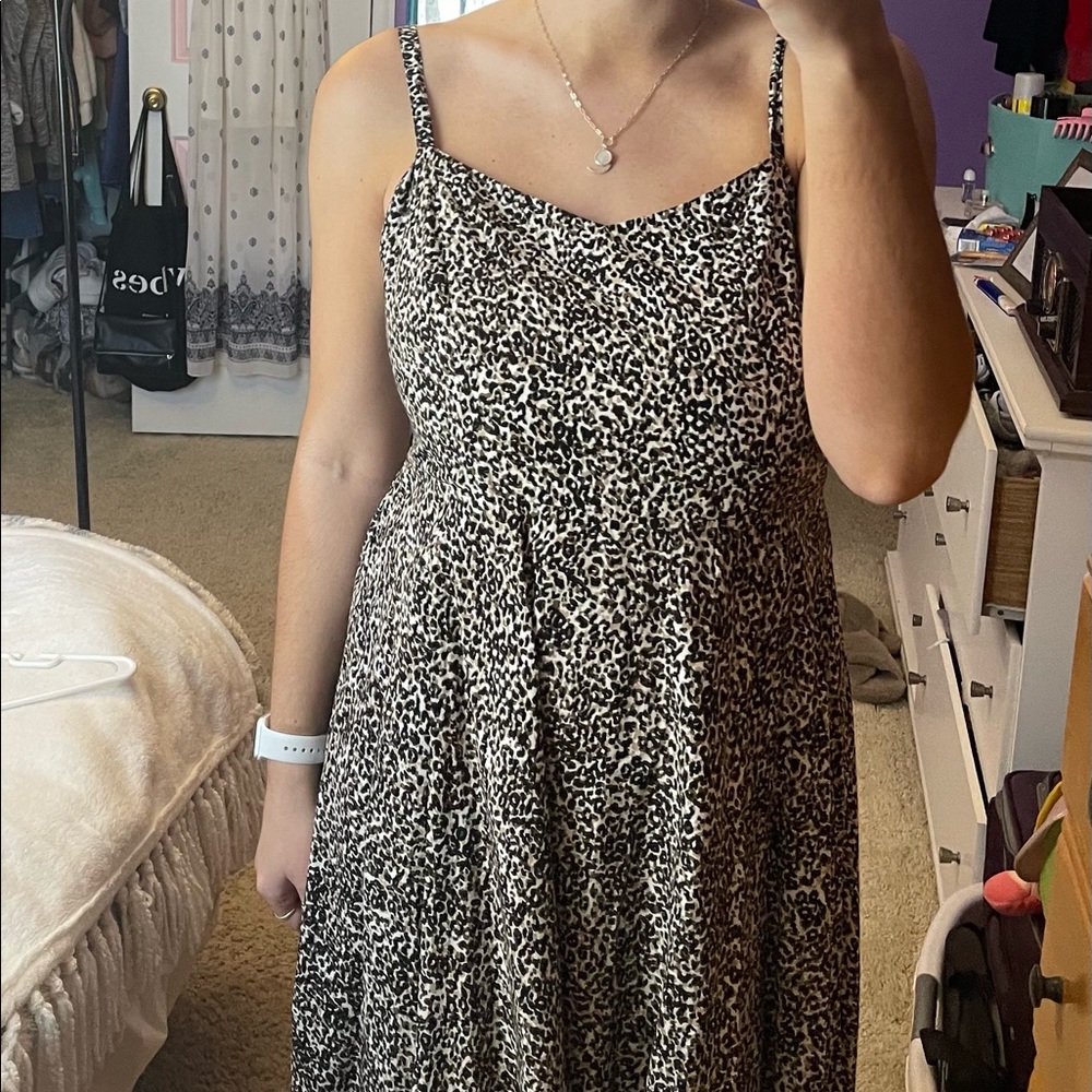 Cheetah print Old Navy dress